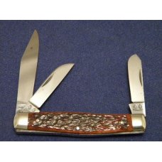 C. Risner Indian Head Solingen Germany Bone Stockman Knife C. Risner Indian Head Solingen Germany Bone Stockman Knife