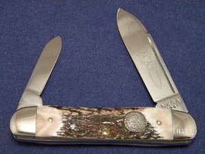 NKCA Stag Cigar 1981 Club Knife by Queen Cutlery