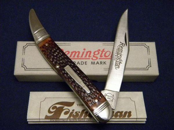 Remington Bullet 1987 R1613 Delrin Fisherman Toothpick Knife in Box Remington Bullet 1987 R1613 Delrin Fisherman Toothpick Knife in Box