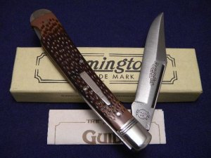 Remington Bullet 1992 R1253 Delrin Guide Lockback Knife - NIB
