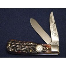 Camillus New York USA Bone Remington Salutes The NKCA 1972-1997 Mini Trapper Knife - NIB Camillus New York USA Bone Remington Salutes The NKCA 1972-1997 Mini Trapper Knife - NIB