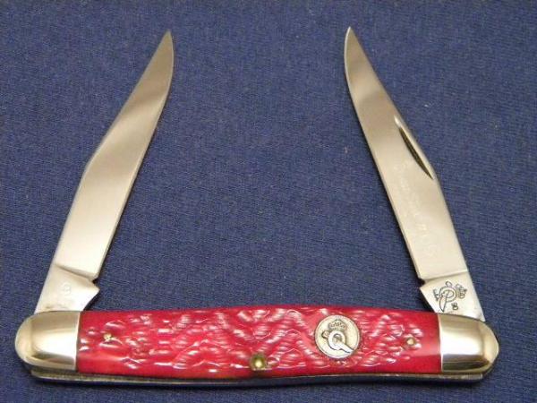 Queen #66 Bone Muskrat Knife Q Dagger 90 Tang Stamp Etched - c.1990 Queen #66 Bone Muskrat Knife Q Dagger 90 Tang Stamp Etched - c.1990