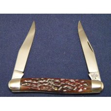 Queen #66 Bone Muskrat Knife Q Dagger 90 Tang Stamp Etched - c.1990 Queen #66 Bone Muskrat Knife Q Dagger 90 Tang Stamp Etched - c.1990