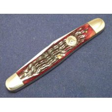 Queen #66 Bone Muskrat Knife Q Dagger 90 Tang Stamp Etched - c.1990 Queen #66 Bone Muskrat Knife Q Dagger 90 Tang Stamp Etched - c.1990