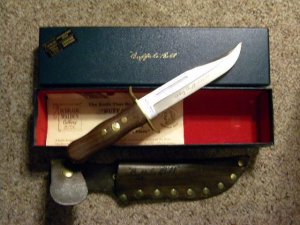 Schrade Walden Made in USA Buffalo Bill Bowie Knife #BB 166 Limited Edition