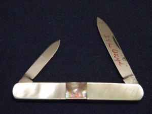 Aug. Muller Sohne Solingen Multi Pearl Salesman Sample Pen Knife c.1985