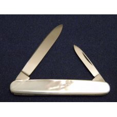 Hen and Rooster Solingen Stainless Pearl Pen Knife c.Pre 1975 Hen and Rooster Solingen Stainless Pearl Pen Knife c.Pre 1975