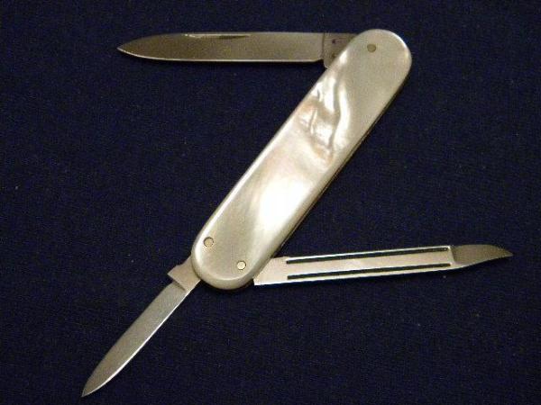 Vintage F.Herdera.Sn Solingen Germany Friedr. Herder Abr. Sohn Pearl Lobster Knife