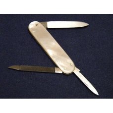 Vintage F.Herdera.Sn Solingen Germany Friedr. Herder Abr. Sohn Pearl Lobster Knife