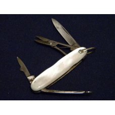 Vintage C. Wolfertz Sohne Germany CWS GARANTIE Pearl Lobster Fob Knife Vintage C. Wolfertz Sohne Germany CWS GARANTIE Pearl Lobster Fob Knife