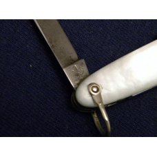 Vintage C. Wolfertz Sohne Germany CWS GARANTIE Pearl Lobster Fob Knife Vintage C. Wolfertz Sohne Germany CWS GARANTIE Pearl Lobster Fob Knife