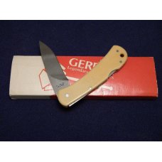 Gerber Portland, OR 97223 USA Ivory Micarta Lockback Knife - NIB Gerber Portland, OR 97223 USA Ivory Micarta Lockback Knife - NIB