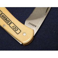 Gerber Portland, OR 97223 USA Ivory Micarta Lockback Knife - NIB Gerber Portland, OR 97223 USA Ivory Micarta Lockback Knife - NIB