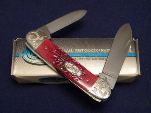 Case XX SS USA 1987 Rogers Bone R62131 Canoe Knife w/Scrolled Bolsters - NIB