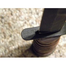 Camillus US M3 Stacked Leather Trench Knife w/Leather Sheath c.1990's