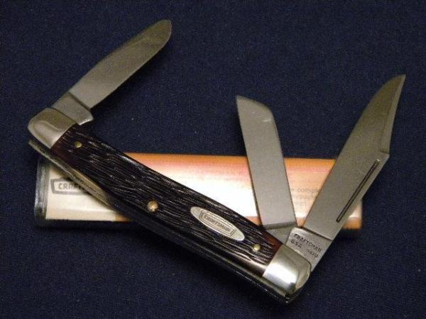 Craftsman USA 9470 (Schrade Made) Delrin Stockman Knife - NOS