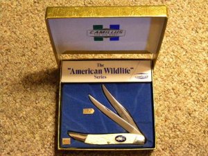 Camillus Stainless USA Delrin American Wildlife Series Toothpick or Fish Knife - NIB