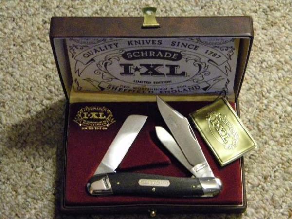 Schrade Wostenholm IXL Sheffield England Big Wood Stockman Knife - MIB Schrade Wostenholm IXL Sheffield England Big Wood Stockman Knife - MIB
