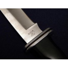 Buck 121 USA Black Hunting Sheath Knife c.1994 Buck 121 USA Black Hunting Sheath Knife c.1994