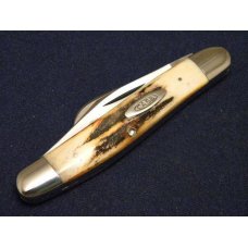 Case XX Stainless USA 4 Dot (1976) Stag 5347 HP SSP Razor Edge Stockman Knife Case XX Stainless USA 4 Dot (1976) Stag 5347 HP SSP Razor Edge Stockman Knife