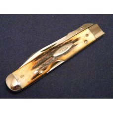 Case XX Stainless USA 4 Dot (1976) Stag 5111 1/2L SSP Razor Edge Cheetah Knife Case XX Stainless USA 4 Dot (1976) Stag 5111 1/2L SSP Razor Edge Cheetah Knife