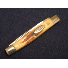 Case XX Stainless USA 4 Dot (1976) Stag 5233 SSP Razor Edge 2 Blade Pen Knife Case XX Stainless USA 4 Dot (1976) Stag 5233 SSP Razor Edge 2 Blade Pen Knife