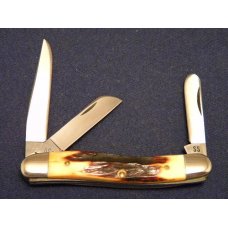 Case XX Stainless USA 1 Dot (1979) Bradford Centennial Stag 5318 HP SSP Stockman Knife Case XX Stainless USA 1 Dot (1979) Bradford Centennial Stag 5318 HP SSP Stockman Knife