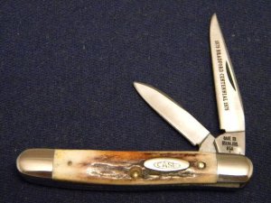 Case XX Stainless USA 1 Dot (1979) Bradford Centennial Stag 52027 SSP Little Stockman Knife