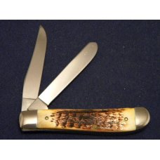 Case XX SS USA 5 Dot (1985) Stag 5207 SP SS Wolverine Club Mini Trapper Knife Case XX SS USA 5 Dot (1985) Stag 5207 SP SS Wolverine Club Mini Trapper Knife