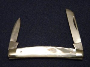 I* X.L. George Wostenholm Sheffield Pearl Half Congress Knife - C. 1890-1971