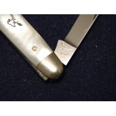Deer Head Solingen Germany Rostfrei Pearl Pen or Fob Knife Deer Head Solingen Germany Rostfrei Pearl Pen or Fob Knife