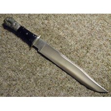 Parker Cut. Co. Hand Made Japan Horn EK-9 G. Woodhead Horse Pommel Bowie Knife - NIB Parker Cut. Co. Hand Made Japan Horn EK-9 G. Woodhead Horse Pommel Bowie Knife - NIB