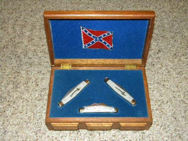 Boker Solingen Germany The Confederate Collection Great Heroes of the South Knife Set
