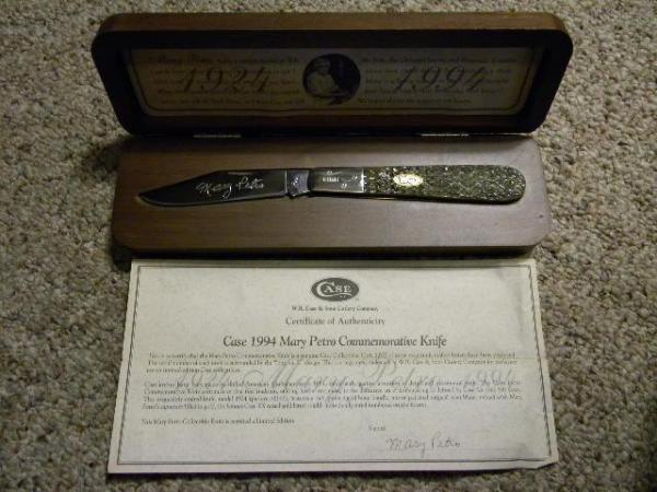 Case XX USA 6 Dot (1994) Bone 66143 SS Mary Petro Case XX USA 6 Dot (1994) Bone 66143 SS Mary Petro