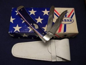 Ka-Bar Olean NY 1976 USA Bicentennial Trapper Knife - NIB
