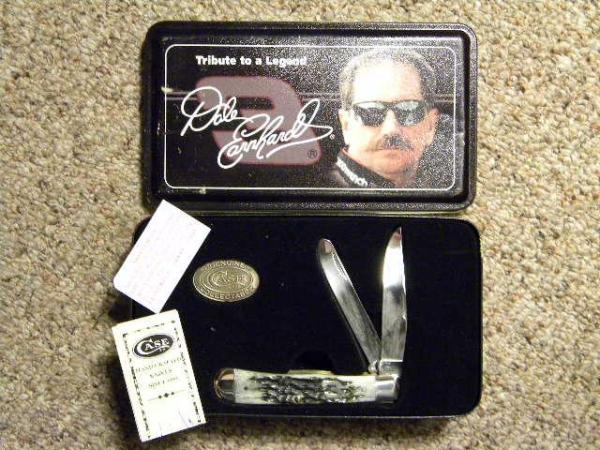 Case XX SS USA 2003 Bone 6254 Dale Earnhardt Trapper Knife