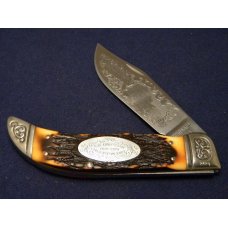 Schrade + USA Staglon 75th Anniversary Clasp Knife c.1979 - NIB Schrade + USA Staglon 75th Anniversary Clasp Knife c.1979 - NIB