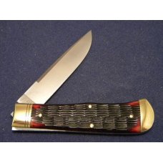 Bradford Cutlery PA USA (GEC) 2010 Bone Long Swedge Jumbo Trapper Knife - 1 of 28 Bradford Cutlery PA USA (GEC) 2010 Bone Long Swedge Jumbo Trapper Knife - 1 of 28