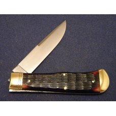 Bradford Cutlery PA USA (GEC) 2010 Bone Short Swedge Jumbo Trapper Knife - 1 of 28 Bradford Cutlery PA USA (GEC) 2010 Bone Short Swedge Jumbo Trapper Knife - 1 of 28