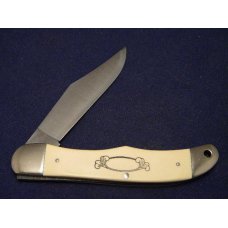 Schrade USA SC500 Buffalo Scrimshaw Folding Hunter Linerlock Knife c.1998 - NIB Schrade USA SC500 Buffalo Scrimshaw Folding Hunter Linerlock Knife c.1998 - NIB