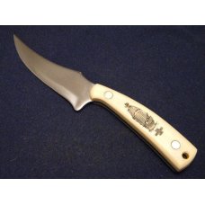 Schrade USA 155SC Scrimshaw Sharpfinger Sheath Knife - NIB Schrade USA 155SC Scrimshaw Sharpfinger Sheath Knife - NIB