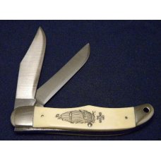 Schrade USA 261SC Scrimshaw Folding Hunter Knife - NIB Schrade USA 261SC Scrimshaw Folding Hunter Knife - NIB
