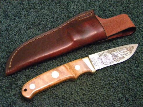 Schrade + USA LTD. Wood Sheath Knife Hunting Heritage Collection Schrade + USA LTD. Wood Sheath Knife Hunting Heritage Collection