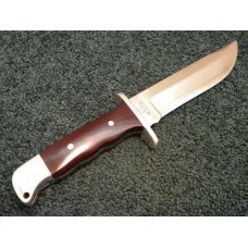 Buck 124 USA Burgandy Micarta Hunting Sheath Knife Pre 1986 - NIB Buck 124 USA Burgandy Micarta Hunting Sheath Knife Pre 1986 - NIB