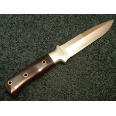 Al Mar Seki Japan Series VIII 3008A Old Production Micarta Sheath Knife No Top Serrations Al Mar Seki Japan Series VIII 3008A Old Production Micarta Sheath Knife No Top Serrations