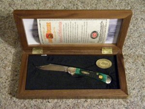 Case XX USA 10 Dot (2000) Bone 61549L SS John Deere Copperlock Knife - MIB