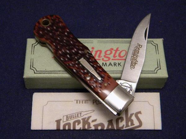 Remington Bullet 1984 R1173L Delrin Lockback Knife - NIB Remington Bullet 1984 R1173L Delrin Lockback Knife - NIB