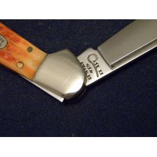Case XX USA 1998 Dark Orange Jigged Bone 61549L SS Copperlock Knife - SFO - NIB Case XX USA 1998 Dark Orange Jigged Bone 61549L SS Copperlock Knife - SFO - NIB