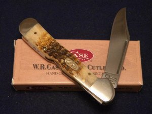 Case XX USA 1998 Butternut Rogers Bone 61549L SS Copperlock Knife - SFO - NIB