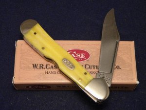 Case XX USA 1998 Smooth Yellow Bone 61549L SS Copperlock Knife - SFO - NIB